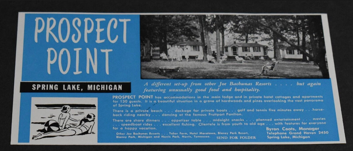 Prospect Point - Old Print Ad (newer photo)